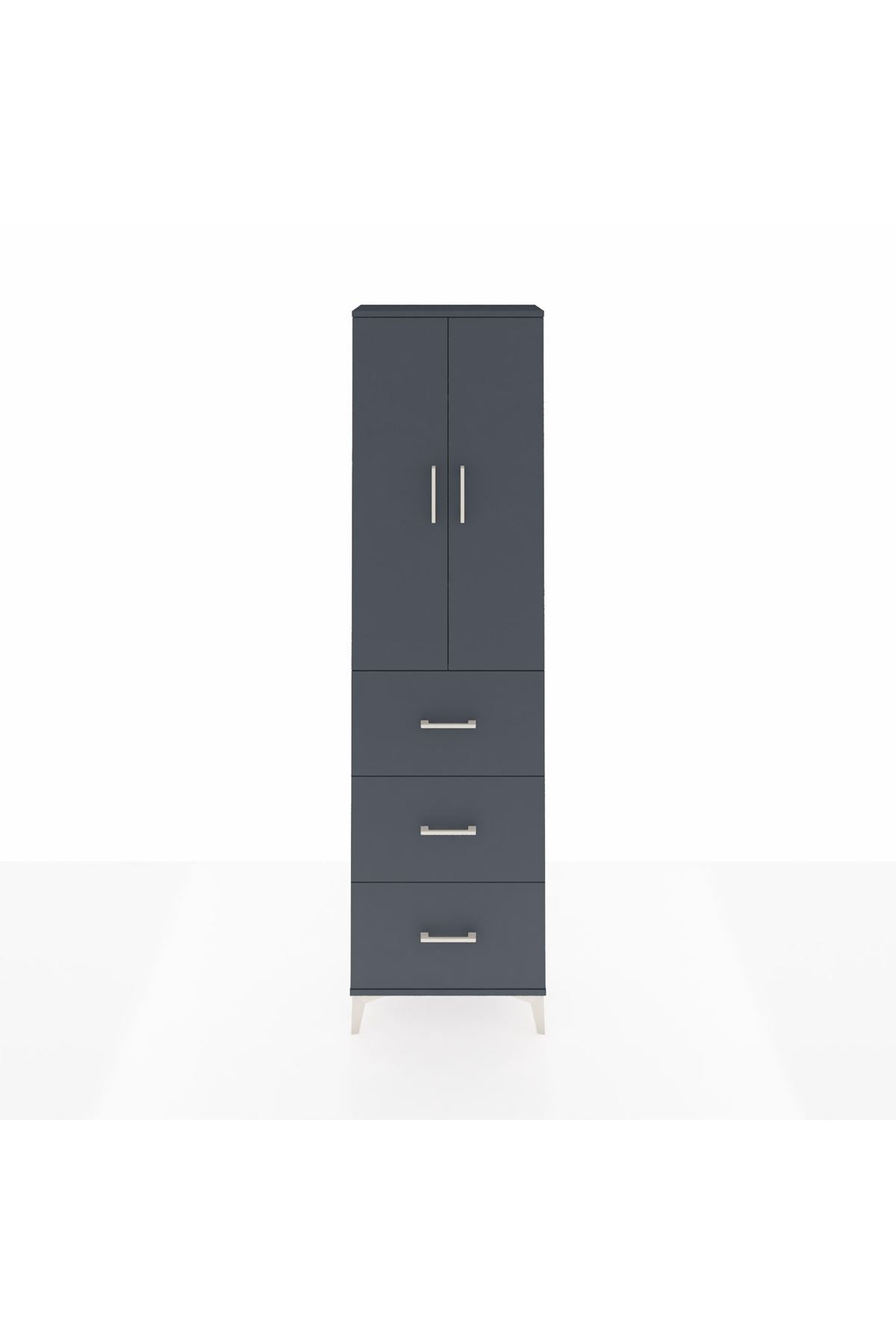Arges Dolap 3 Raflı 3 Çekmeceli 2 Kapaklı 60x30x221 - S29M140V5A