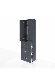 Arges Dolap 3 Raflı 3 Çekmeceli 2 Kapaklı 60x30x221 - S29M140V5A