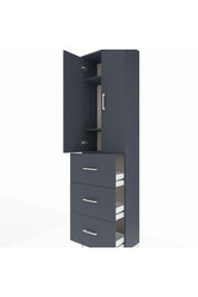 Arges Dolap 3 Raflı 3 Çekmeceli 2 Kapaklı 60x30x221 - S29M140V5A