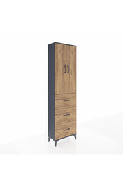 Arges Dolap 3 Raflı 3 Çekmeceli 2 Kapaklı 60x30x221 - S29M140V6A