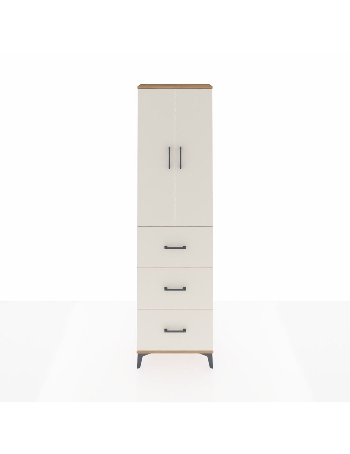 Arges Dolap 3 Raflı 3 Çekmeceli 2 Kapaklı 60x30x221 - S29M140V7A