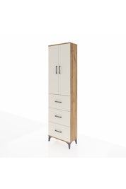 Arges Dolap 3 Raflı 3 Çekmeceli 2 Kapaklı 60x30x221 - S29M140V7A