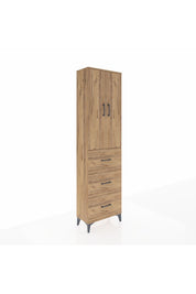 Arges Dolap 3 Raflı 3 Çekmeceli 2 Kapaklı 60x30x221 - S29M140V9A