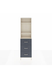 Arges Dolap 3 Raflı 3 Çekmeceli 60x30x221 - S29M141V2A