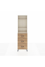 Arges Dolap 3 Raflı 3 Çekmeceli 60x30x221 - S29M141V3A