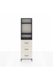 Arges Dolap 3 Raflı 3 Çekmeceli 60x30x221 - S29M141V4A