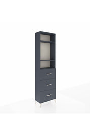 Arges Dolap 3 Raflı 3 Çekmeceli 60x30x221 - S29M141V5A