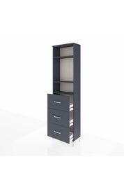 Arges Dolap 3 Raflı 3 Çekmeceli 60x30x221 - S29M141V5A