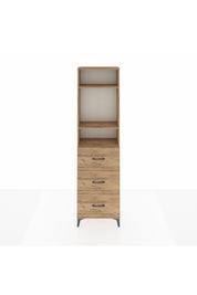 Arges Dolap 3 Raflı 3 Çekmeceli 60x30x221 - S29M141V9A
