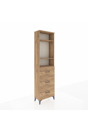Arges Dolap 3 Raflı 3 Çekmeceli 60x30x221 - S29M141V9A