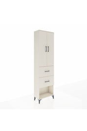 Arges Dolap 2 Raflı 2 Çekmeceli Tek Askılı 60x30x221 - S29M142V1A