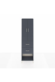 Arges Dolap 2 Raflı 2 Çekmeceli Tek Askılı 60x30x221 - S29M142V5A