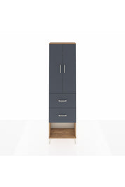 Arges Dolap 2 Raflı 2 Çekmeceli Tek Askılı 60x30x221 - S29M142V8A
