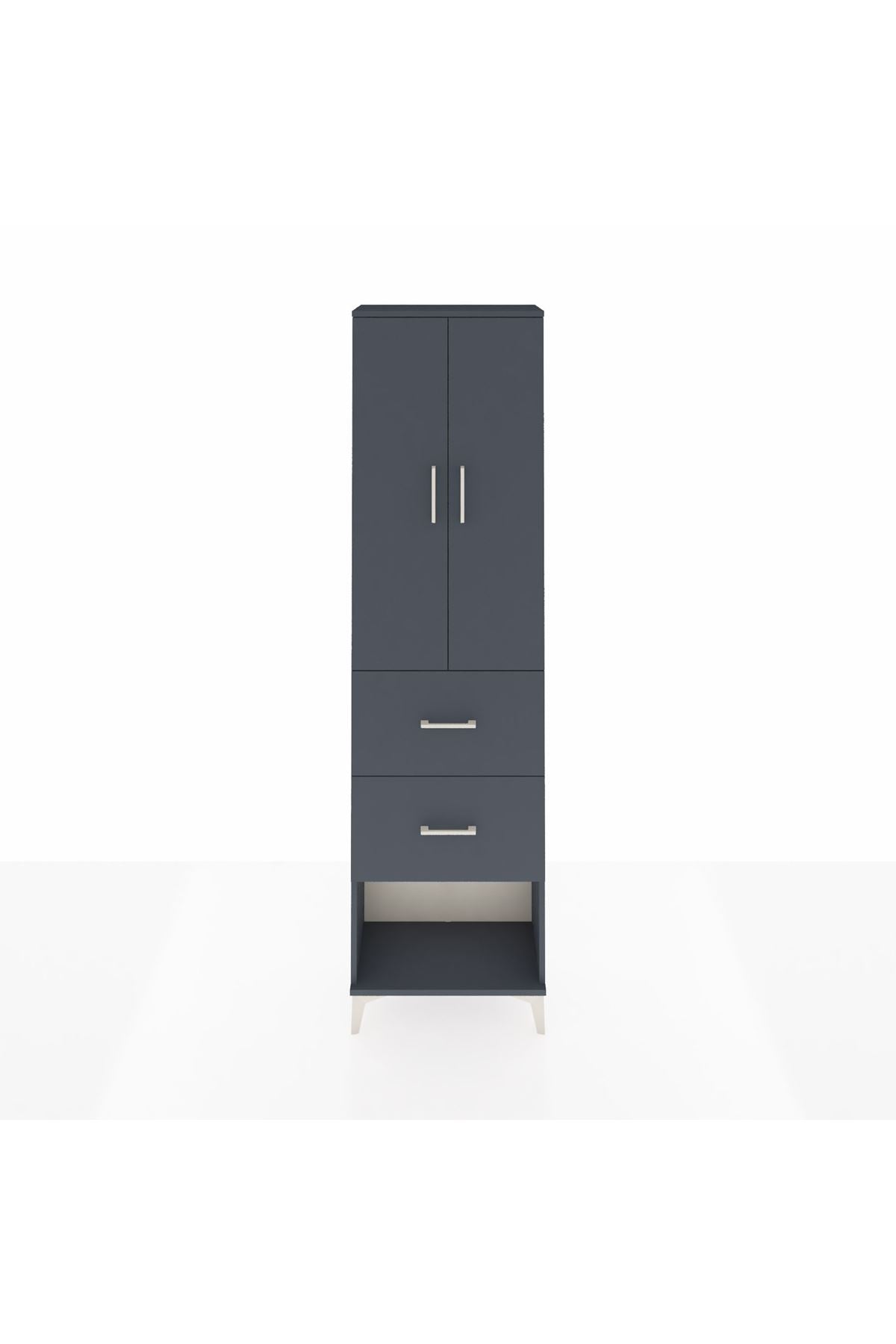 Arges Dolap 3 Raflı 2 Çekmeceli 2 Kapaklı 60x30x221 - S29M143V5A