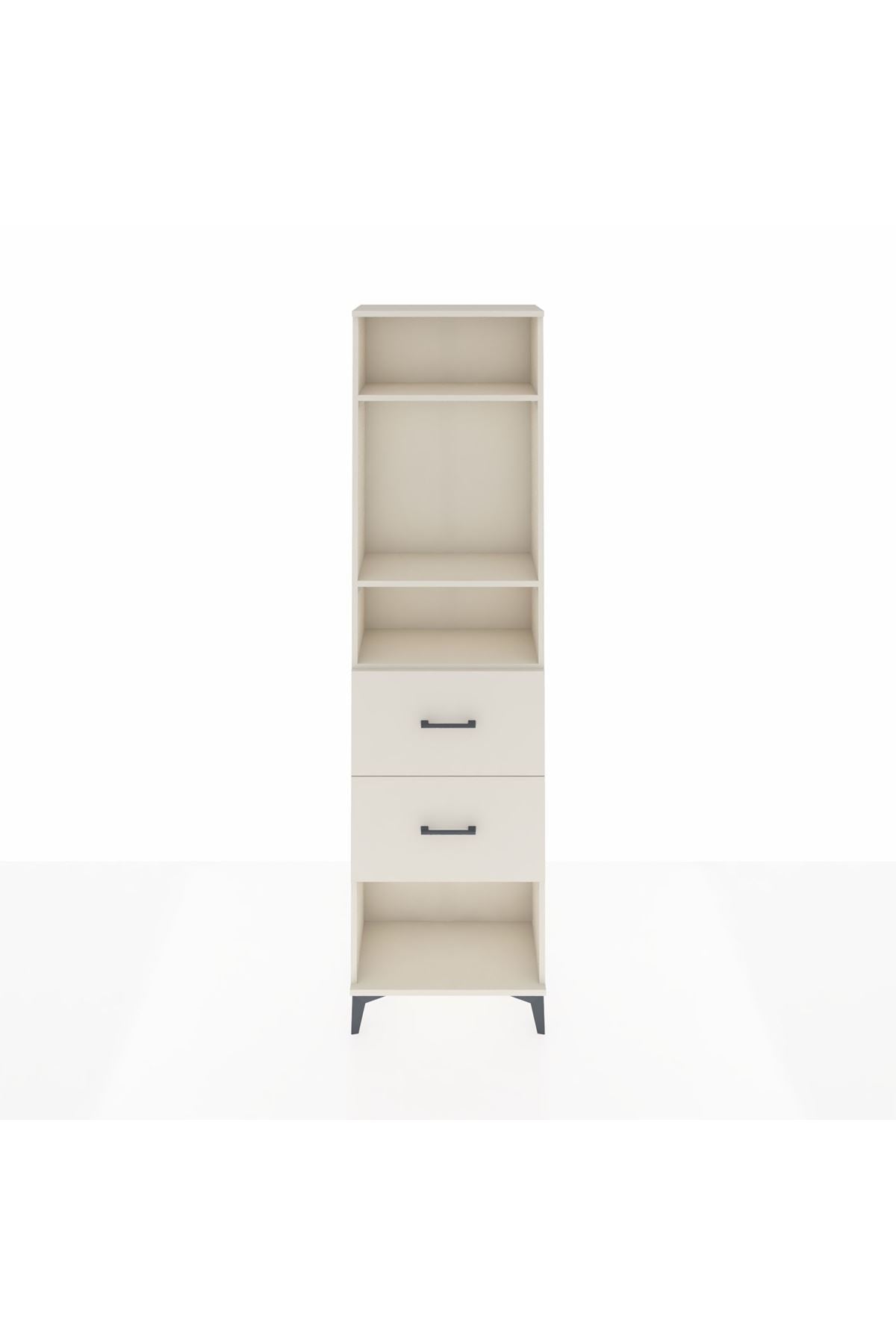 Arges Dolap 3 Raflı 2 Çekmeceli 60x30x221 - S29M144V1A