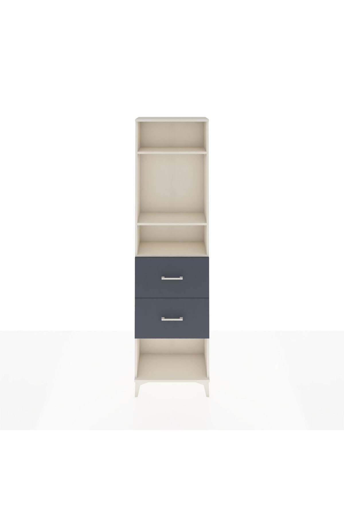 Arges Dolap 3 Raflı 2 Çekmeceli 60x30x221 - S29M144V2A