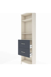 Arges Dolap 3 Raflı 2 Çekmeceli 60x30x221 - S29M144V2A