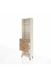 Arges Dolap 3 Raflı 2 Çekmeceli 60x30x221 - S29M144V3A