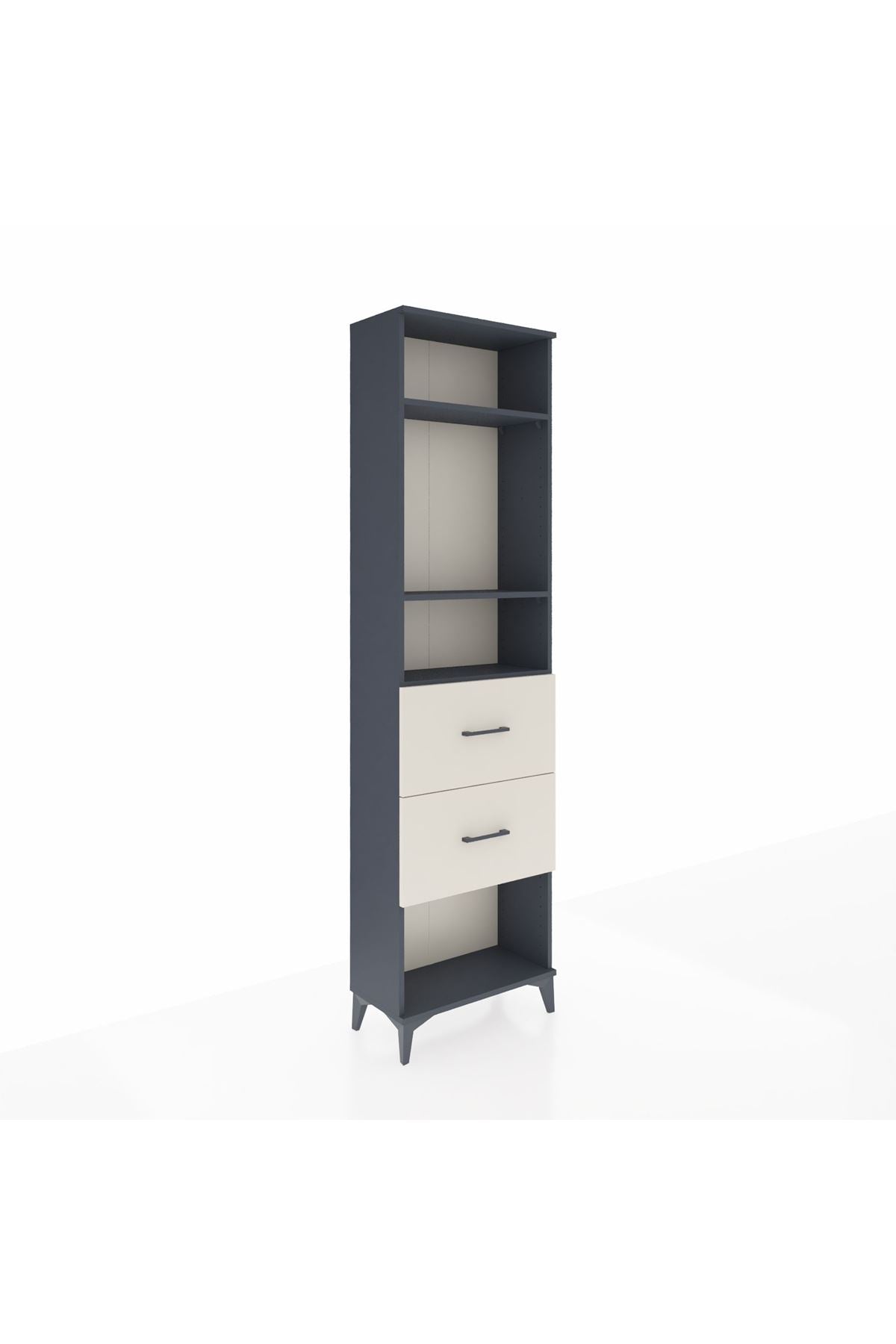 Arges Dolap 3 Raflı 2 Çekmeceli 60x30x221 - S29M144V4A