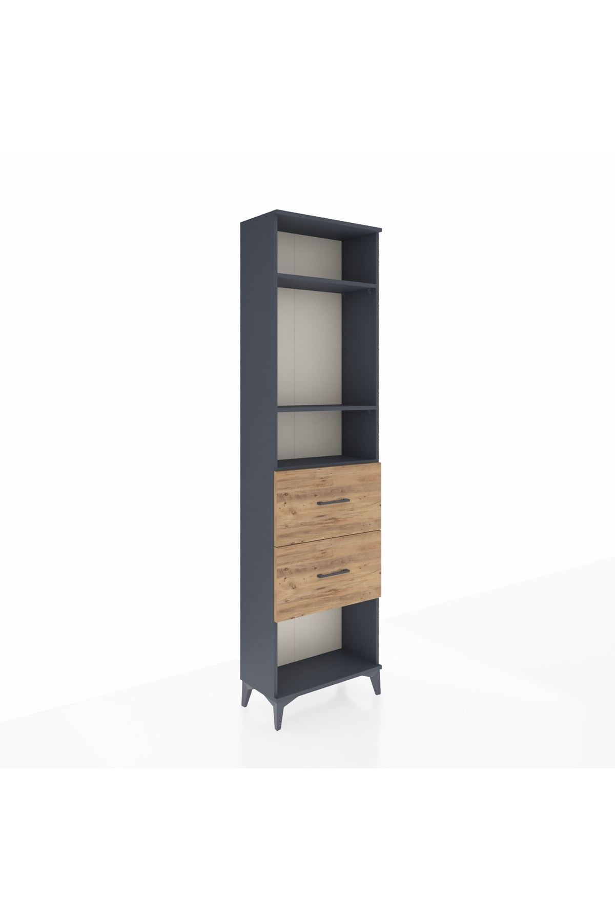 Arges Dolap 3 Raflı 2 Çekmeceli 60x30x221 - S29M144V6A