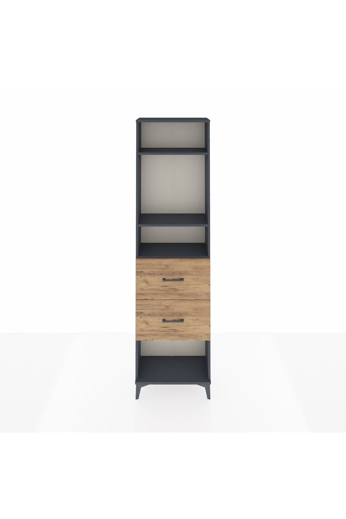 Arges Dolap 3 Raflı 2 Çekmeceli 60x30x221 - S29M144V6A