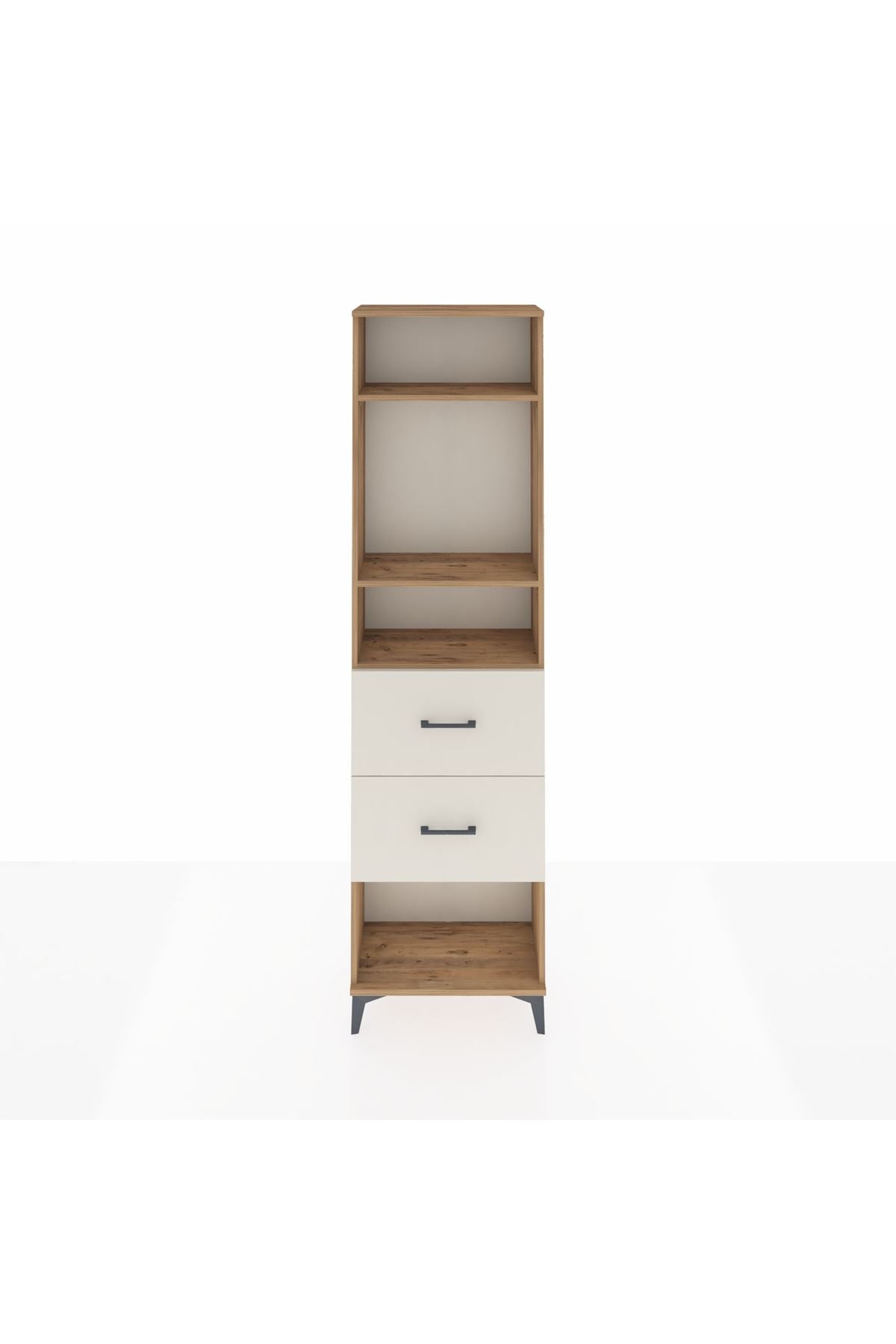 Arges Dolap 3 Raflı 2 Çekmeceli 60x30x221 - S29M144V7A