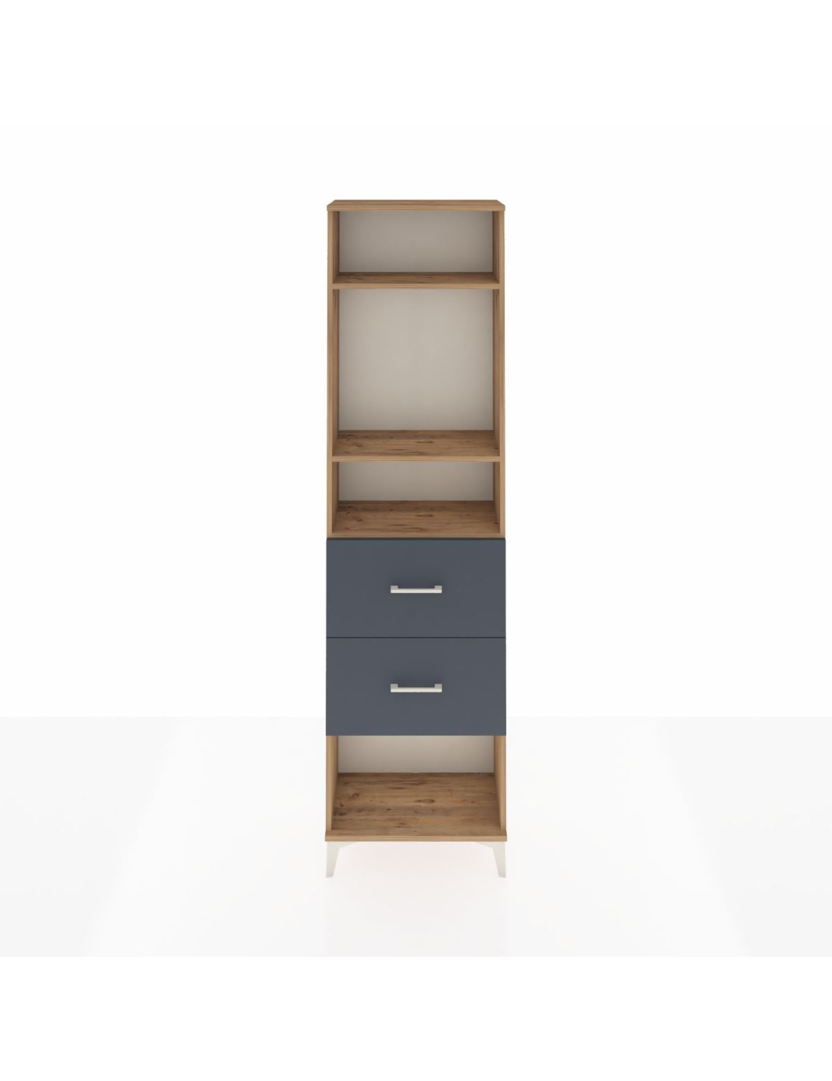 Arges Dolap 3 Raflı 2 Çekmeceli 60x30x221 - S29M144V8A