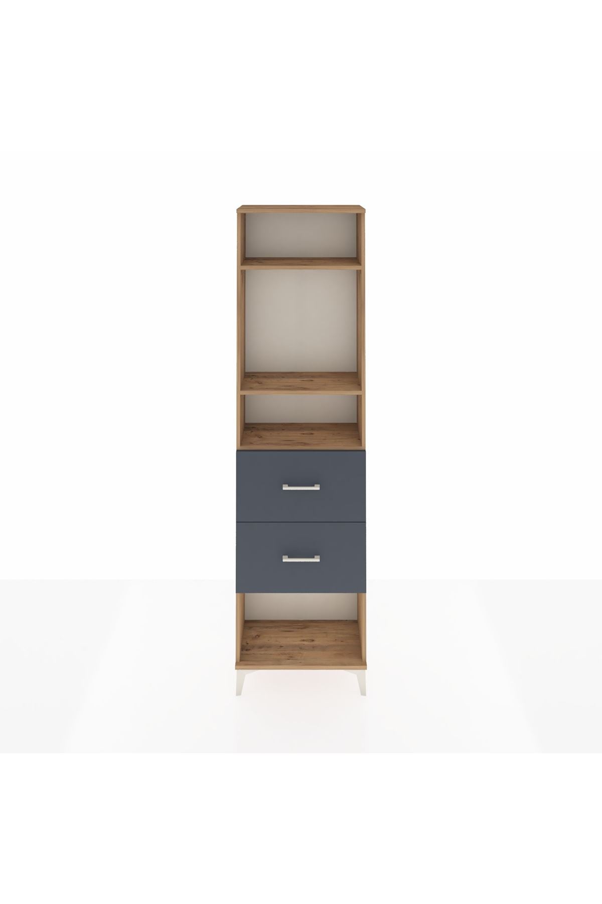 Arges Dolap 3 Raflı 2 Çekmeceli 60x30x221 - S29M144V8A