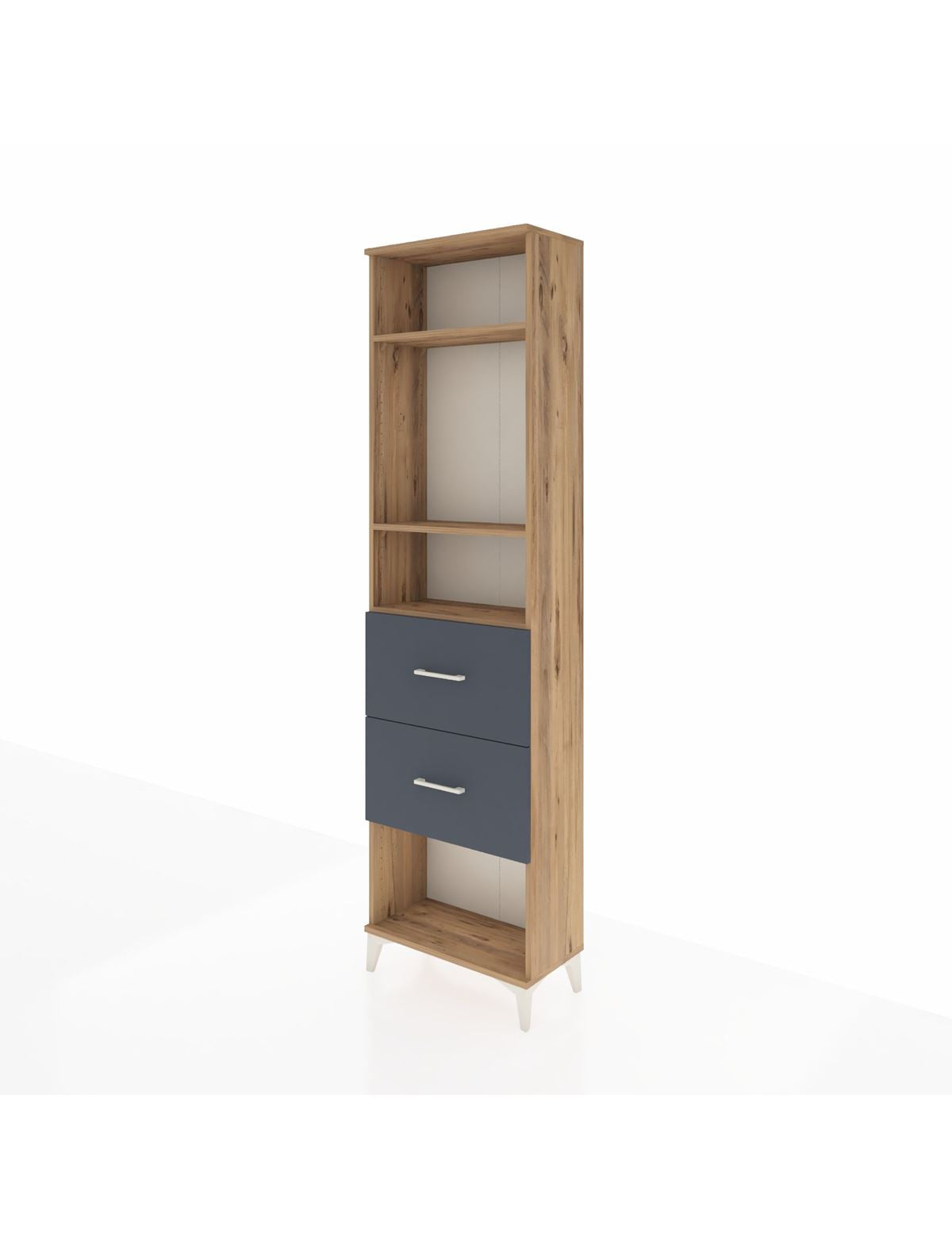 Arges Dolap 3 Raflı 2 Çekmeceli 60x30x221 - S29M144V8A