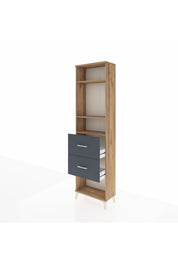 Arges Dolap 3 Raflı 2 Çekmeceli 60x30x221 - S29M144V8A