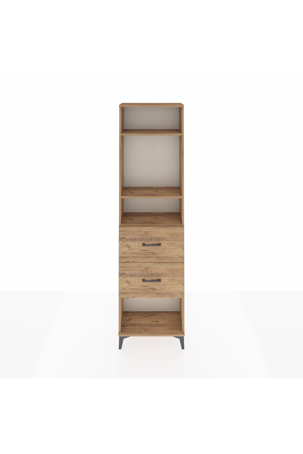 Arges Dolap 3 Raflı 2 Çekmeceli 60x30x221 - S29M144V9A