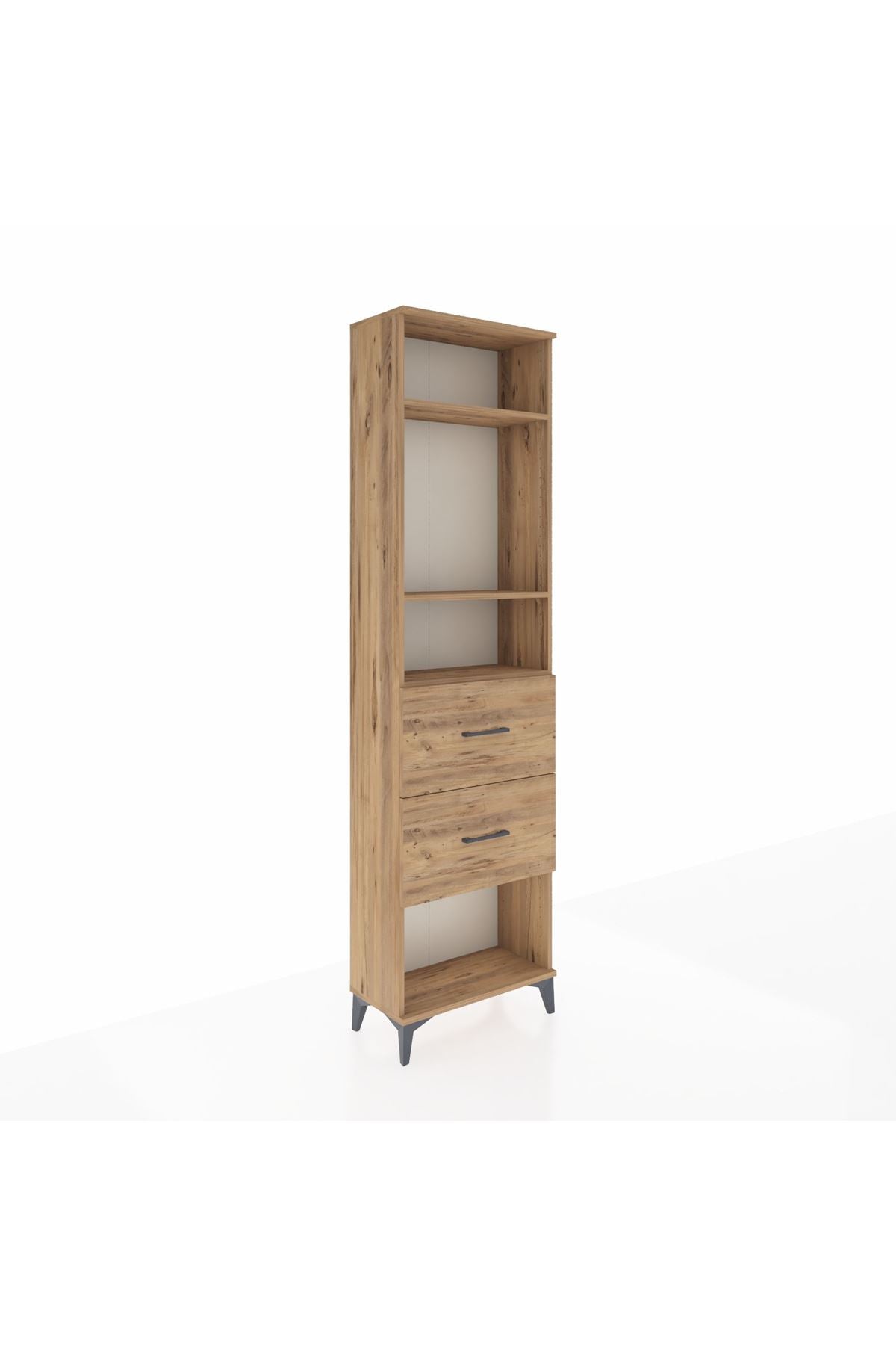 Arges Dolap 3 Raflı 2 Çekmeceli 60x30x221 - S29M144V9A