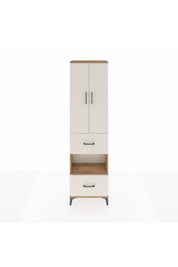 Arges Dolap 3 Raflı 2 Çekmeceli Tek Askılı 60x30x221 - S29M145V7A