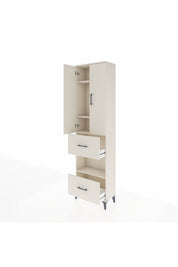 Arges Dolap 4 Raflı 2 Çekmeceli 2 Kapaklı 60x30x221 - S29M146V1A