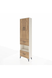 Arges Dolap 4 Raflı 2 Çekmeceli 2 Kapaklı 60x30x221 - S29M146V3A