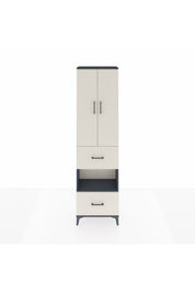 Arges Dolap 4 Raflı 2 Çekmeceli 2 Kapaklı 60x30x221 - S29M146V4A