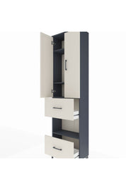 Arges Dolap 4 Raflı 2 Çekmeceli 2 Kapaklı 60x30x221 - S29M146V4A
