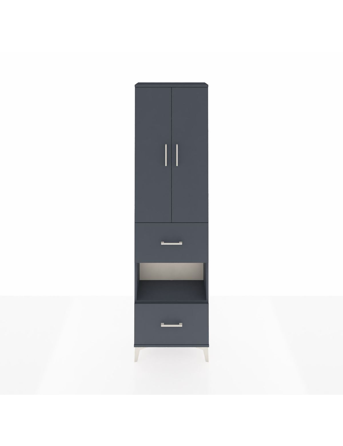 Arges Dolap 4 Raflı 2 Çekmeceli 2 Kapaklı 60x30x221 - S29M146V5A