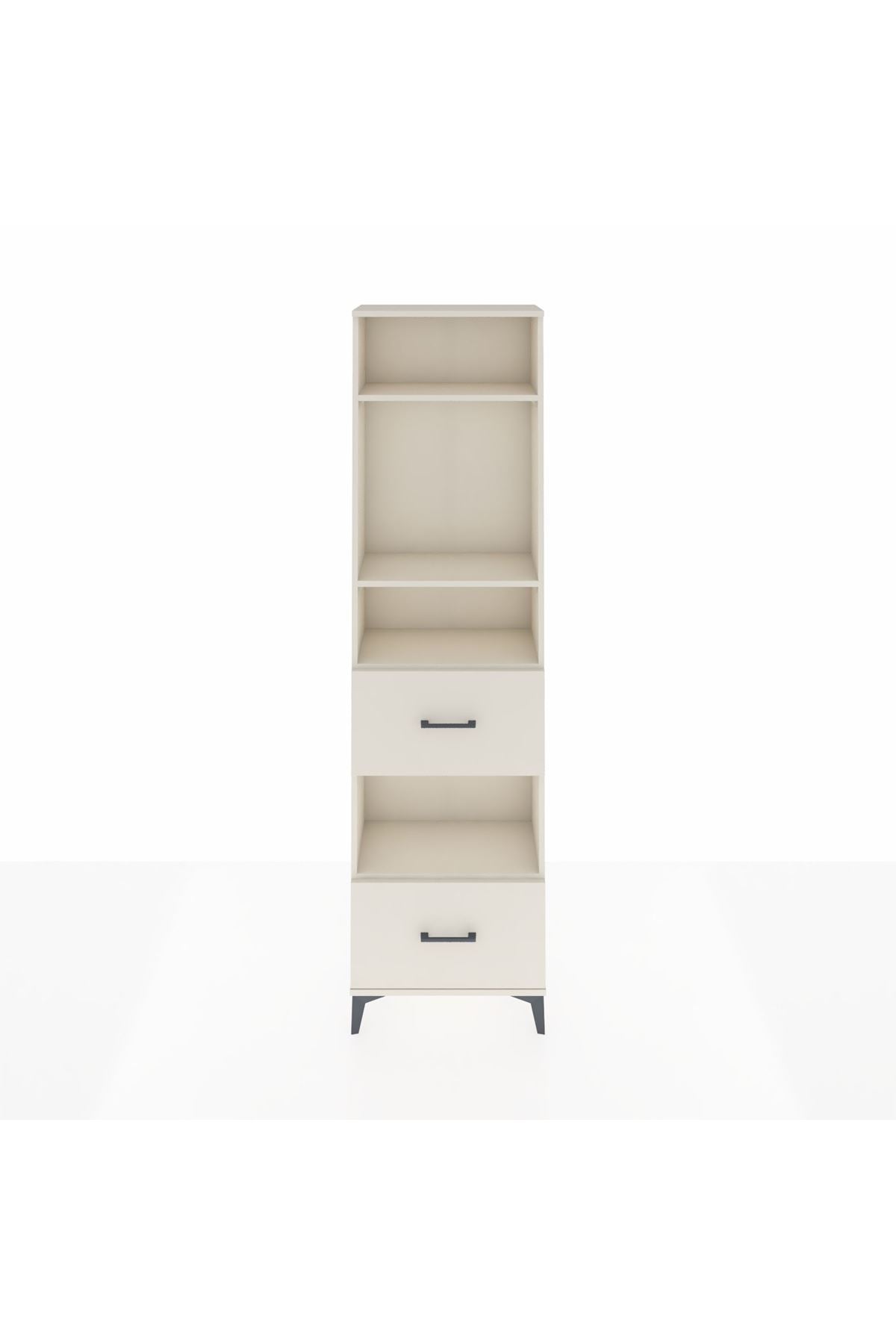 Arges Dolap 4 Raflı 2 Çekmeceli 60x30x221 - S29M147V1A
