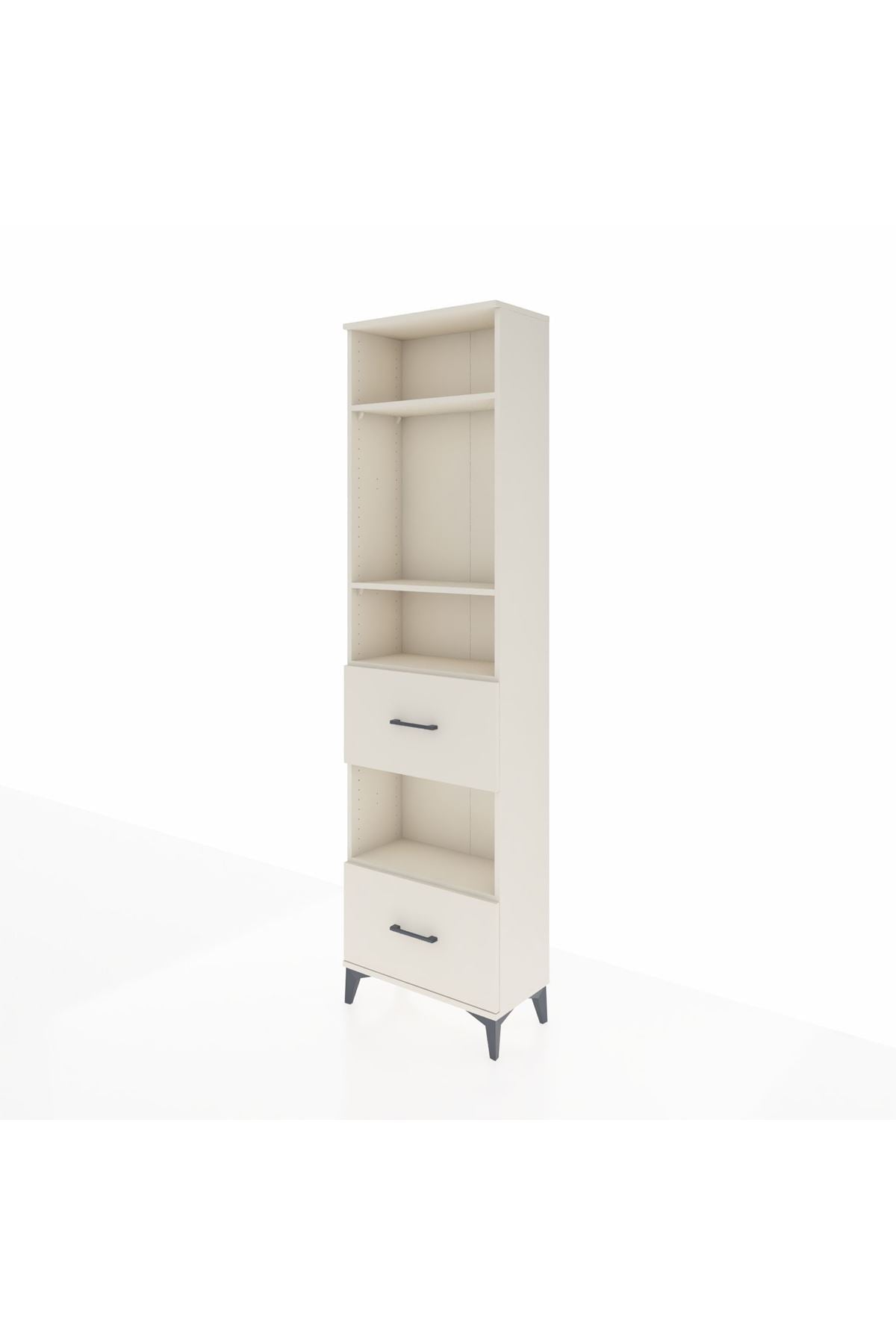 Arges Dolap 4 Raflı 2 Çekmeceli 60x30x221 - S29M147V1A