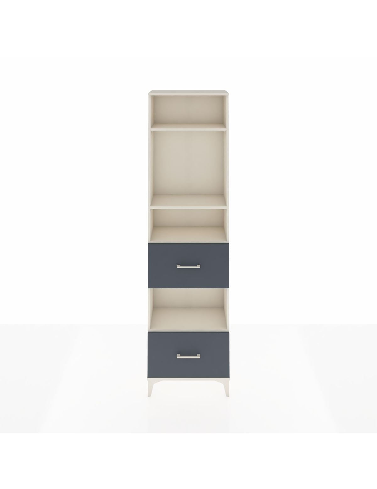 Arges Dolap 4 Raflı 2 Çekmeceli 60x30x221 - S29M147V2A