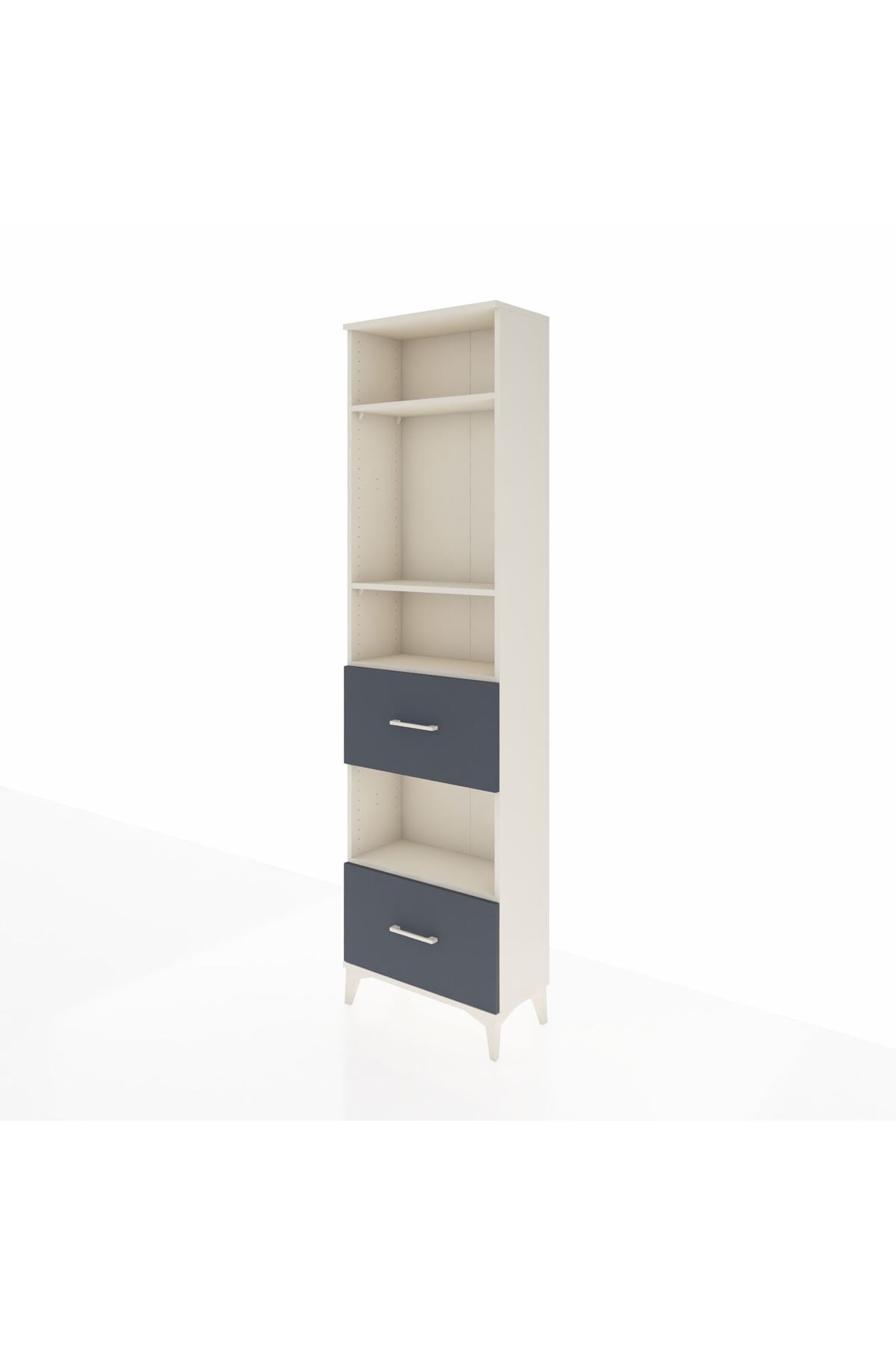 Arges Dolap 4 Raflı 2 Çekmeceli 60x30x221 - S29M147V2A