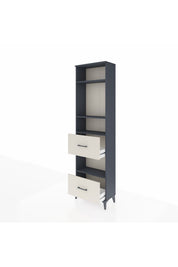 Arges Dolap 4 Raflı 2 Çekmeceli 60x30x221 - S29M147V4A