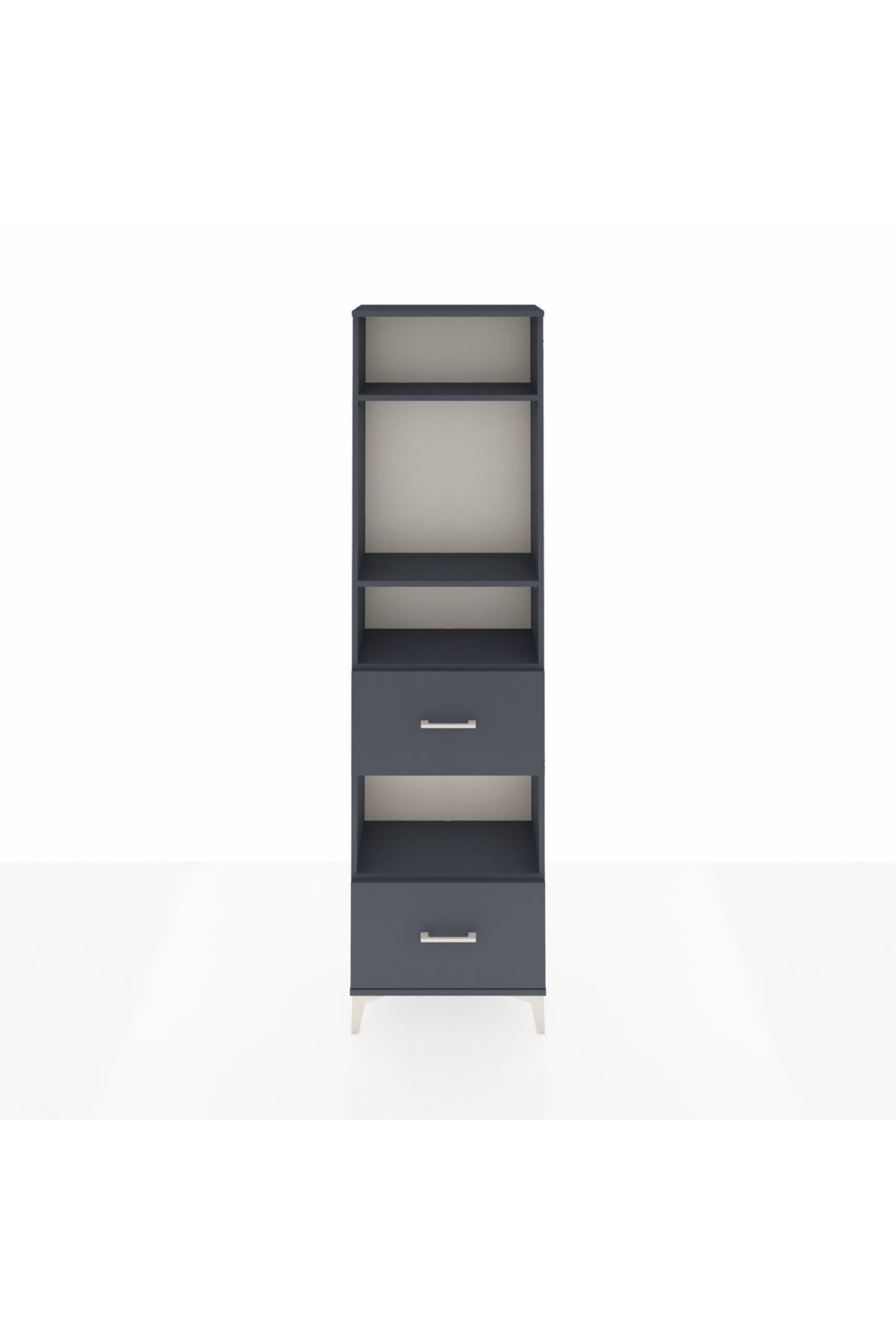 Arges Dolap 4 Raflı 2 Çekmeceli 60x30x221 - S29M147V5A