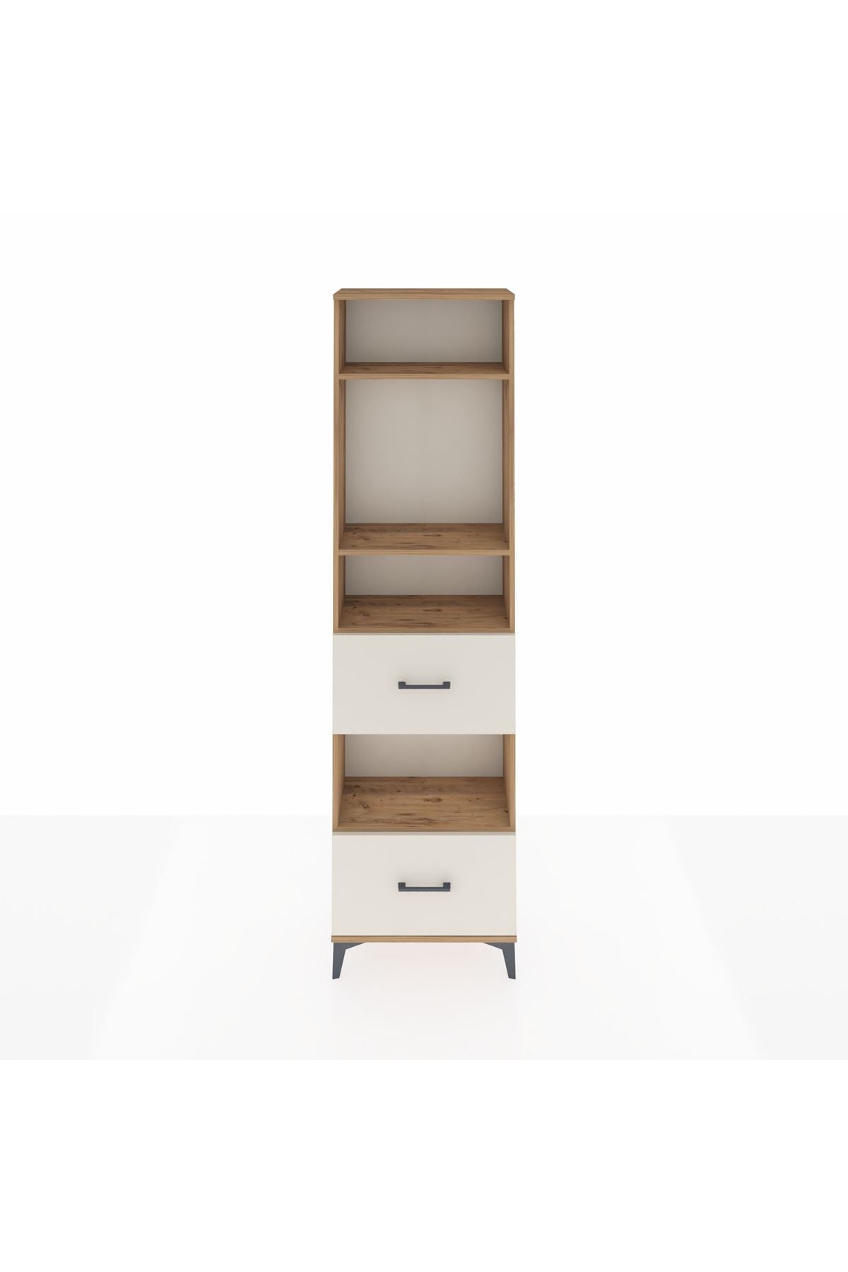 Arges Dolap 4 Raflı 2 Çekmeceli 60x30x221 - S29M147V7A