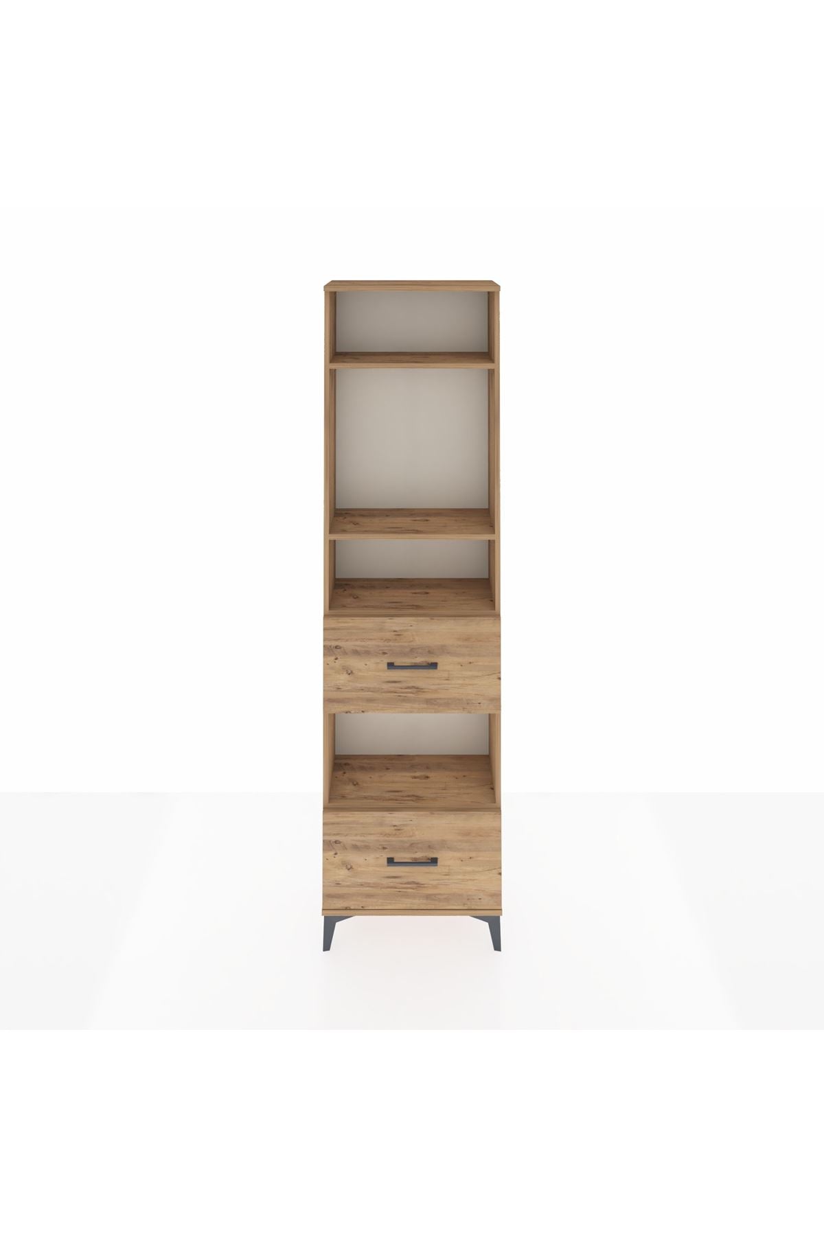 Arges Dolap 4 Raflı 2 Çekmeceli 60x30x221 - S29M147V9A