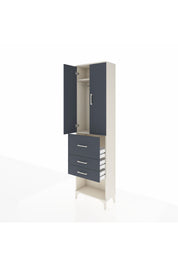 Arges Dolap 2 Raflı 3 Çekmeceli 2 Kapaklı 60x30x221 - S29M148V2A