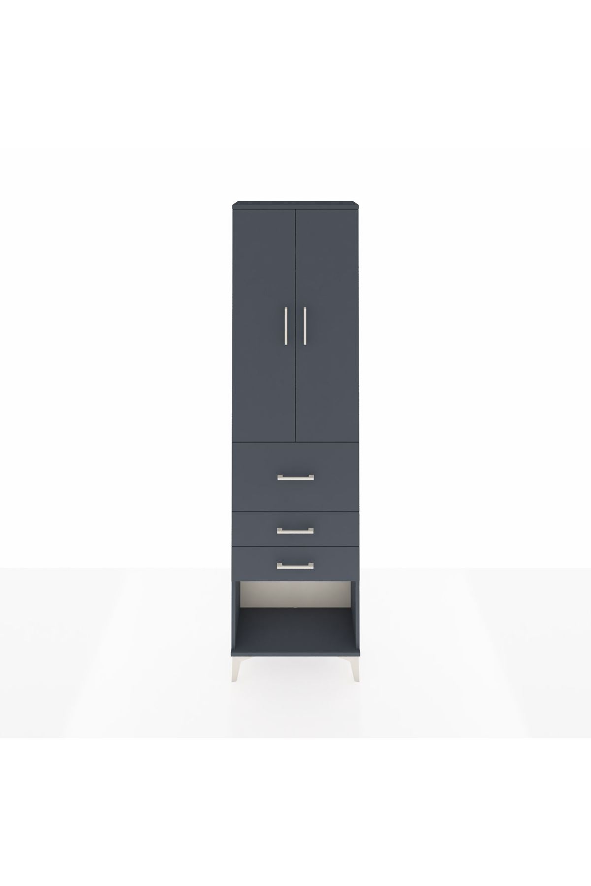 Arges Dolap 2 Raflı 3 Çekmeceli 2 Kapaklı 60x30x221 - S29M148V5A
