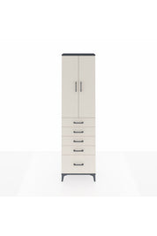 Arges Dolap 2 Raflı 5 Çekmeceli Tek Askılı 60x30x221 - S29M112V4A