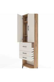 Arges Dolap 3 Raflı 3 Çekmeceli 2 Kapaklı 60x30x221 - S29M149V7A